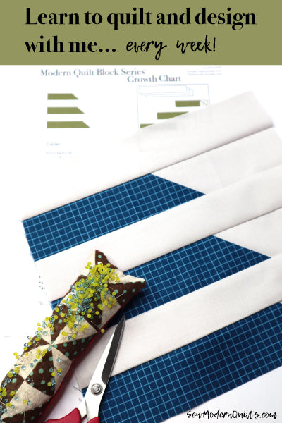 Growth Chart Quilt Block Pattern