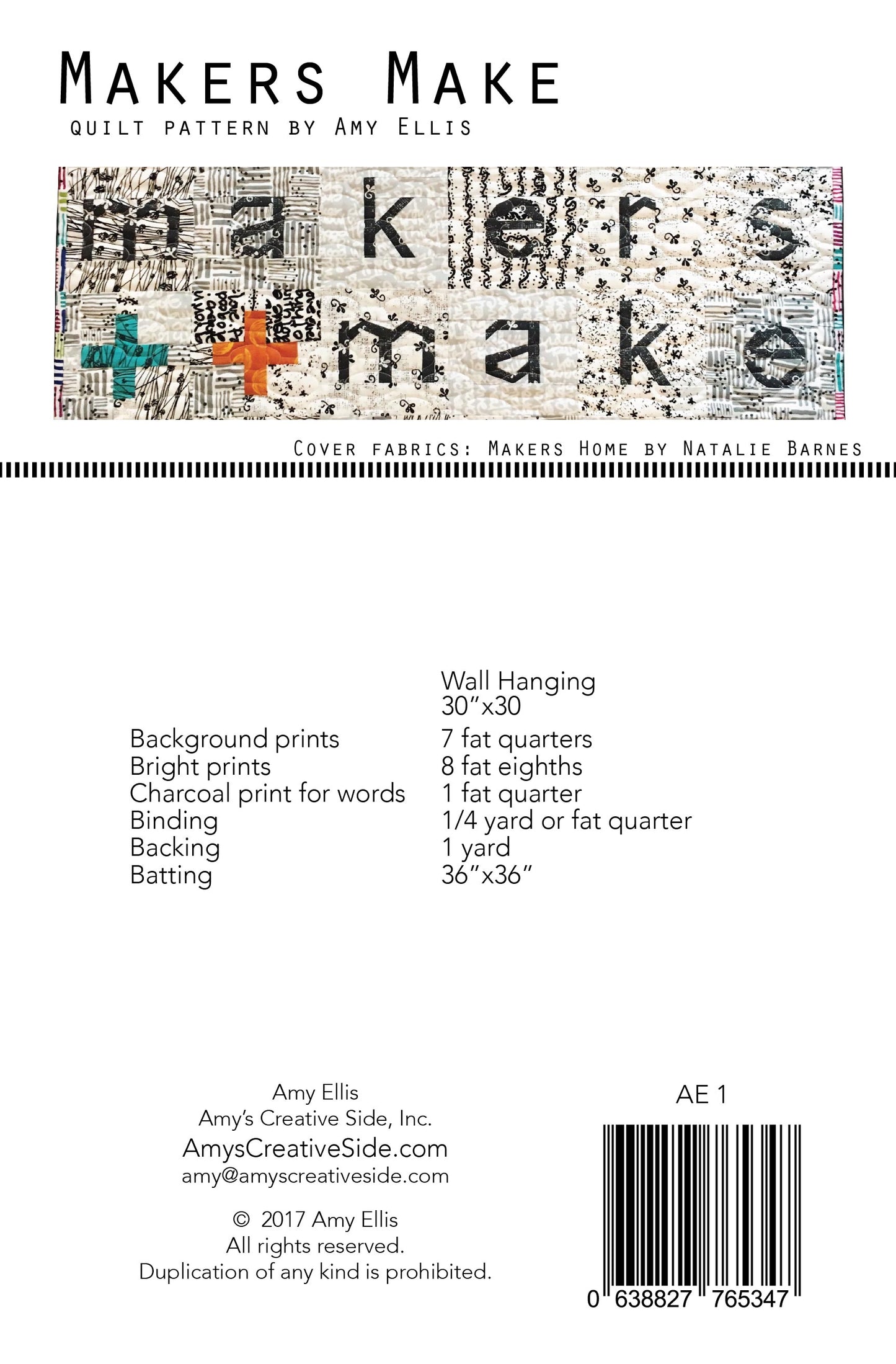 Amy Ellis PDF pattern bundle for stash-friendly quilting