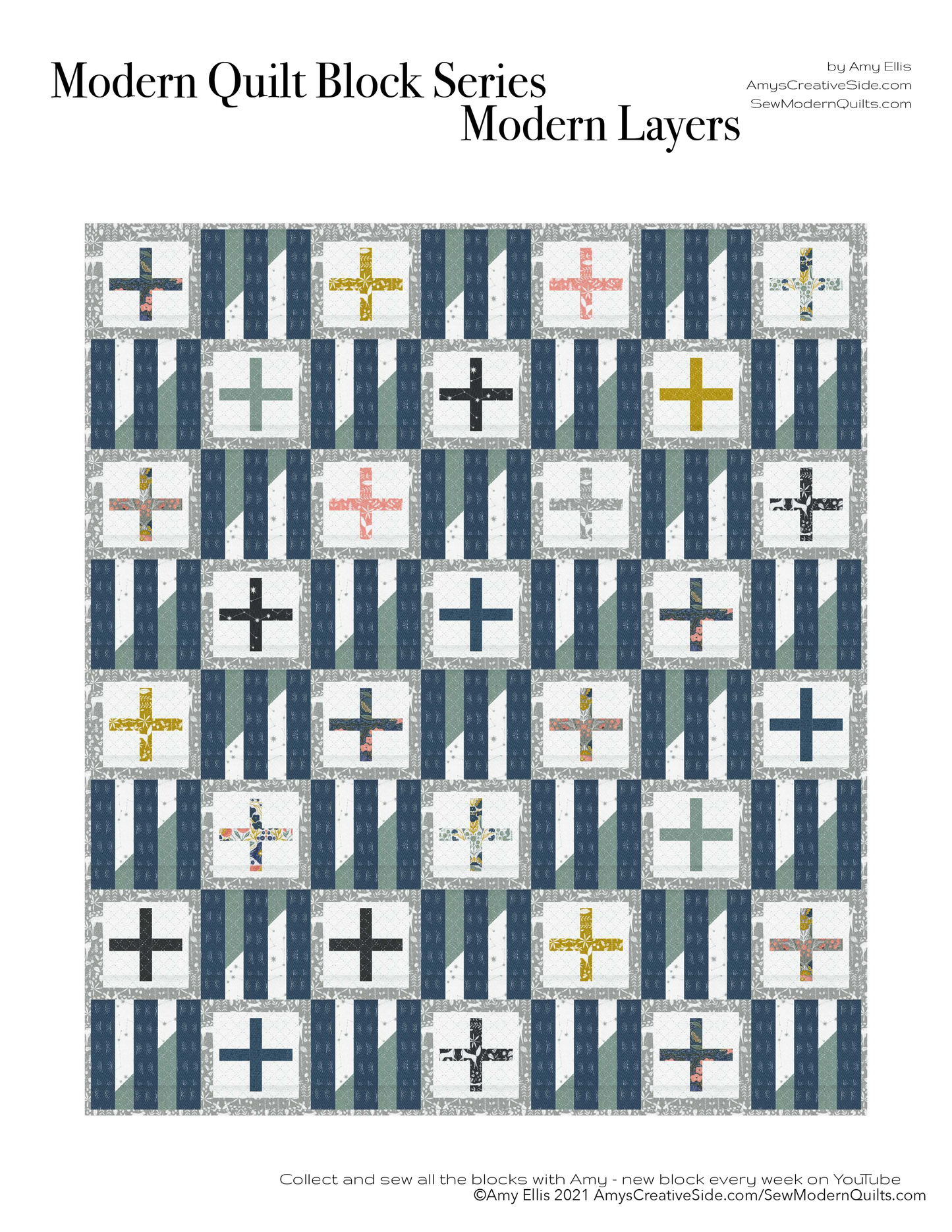 Modern Layers PDF Quilt Pattern