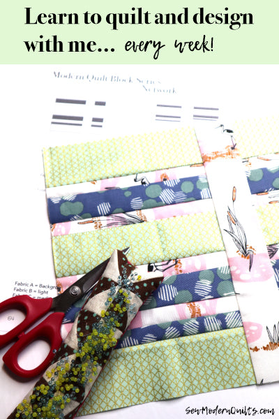 Network Quilt Block Pattern