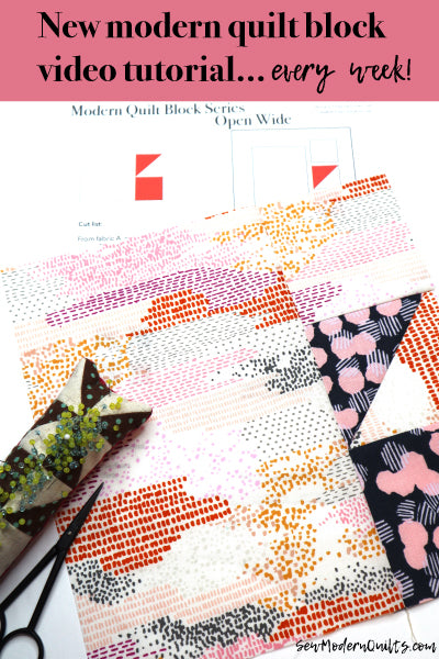 Open Wide Quilt Block Pattern
