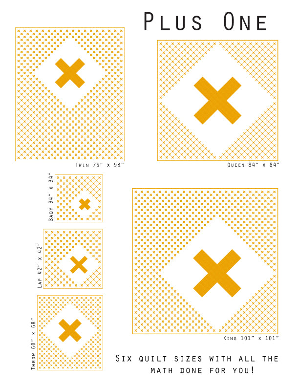 Plus One PDF Quilt Pattern