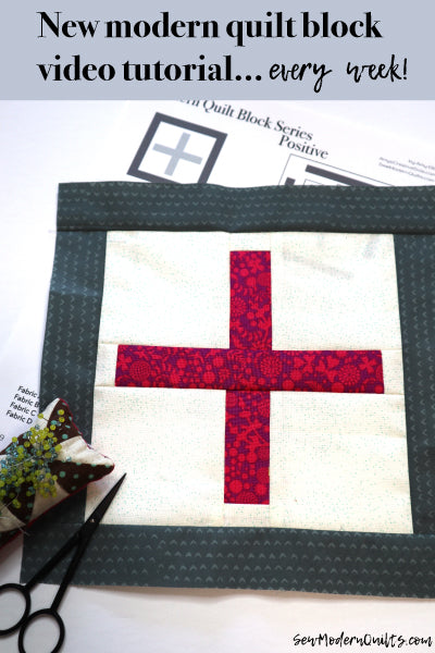 Positive Quilt Block Pattern