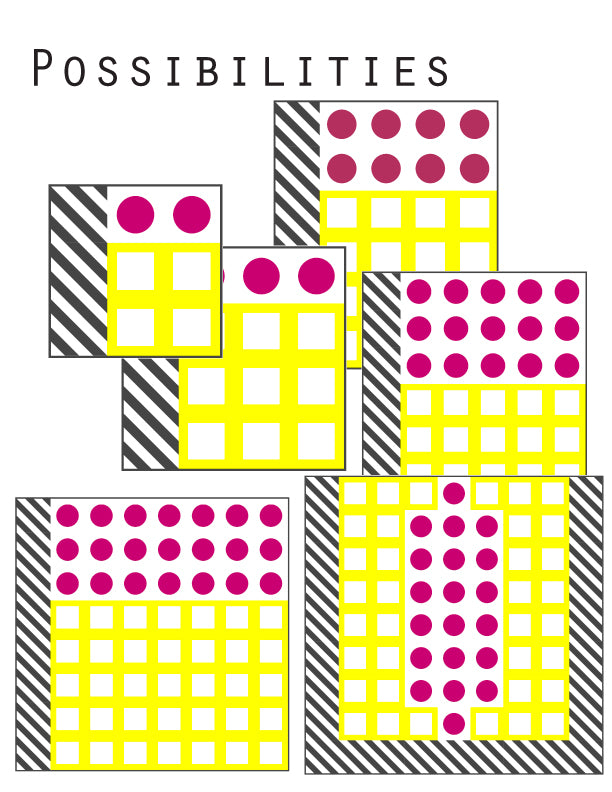 Customizable graphic quilt pattern by Amy Ellis