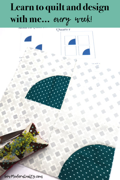 Quarter Quilt Block Pattern