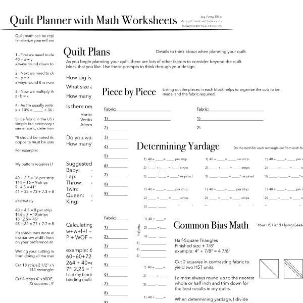 Quilt Planner