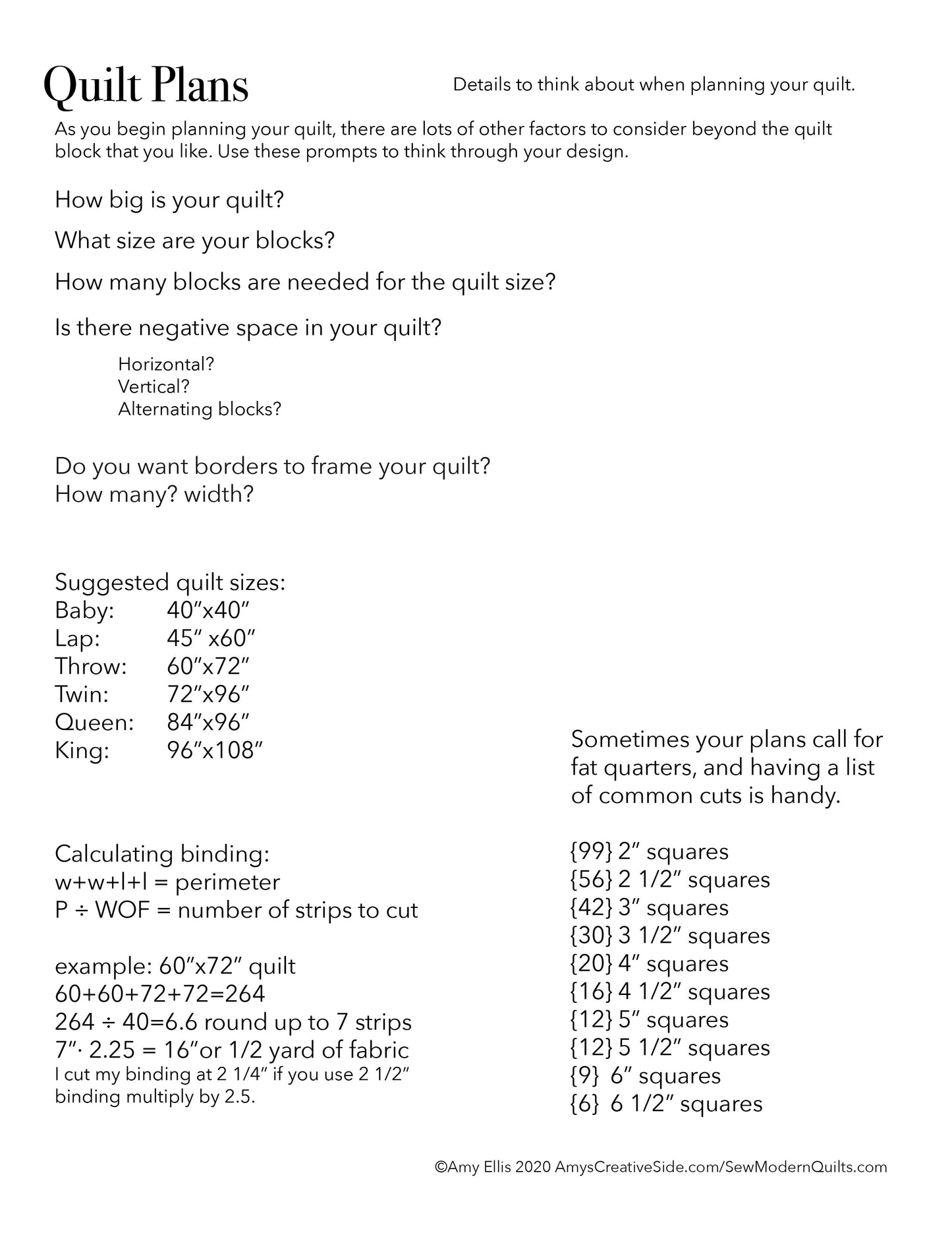 Quilt Planner