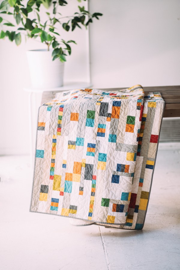 Rooftop Wonders quilt pattern by Amy Ellis – modern block design