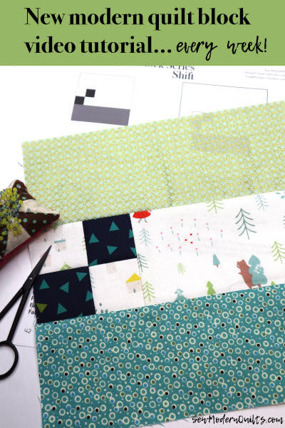 Shift Quilt Block Pattern