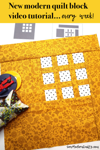 Three Squared Quilt Block Pattern