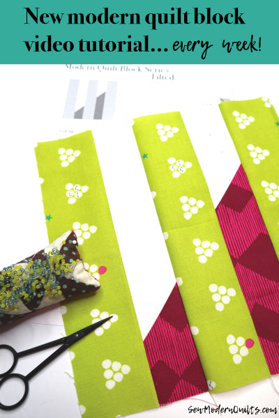 Tilted Quilt Block Pattern