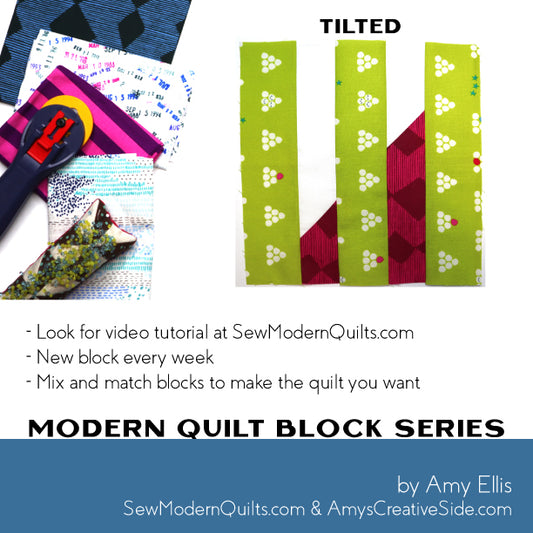 Tilted Quilt Block Pattern