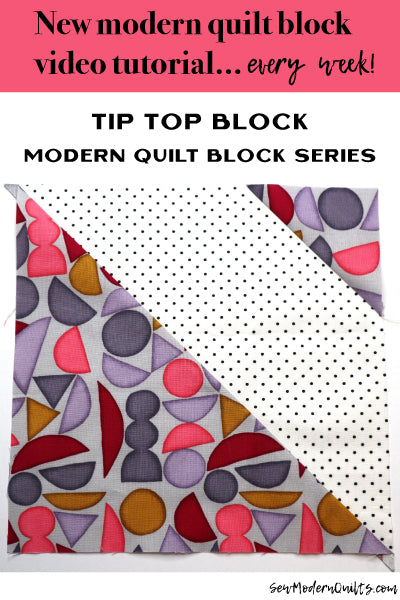 Tip Top Quilt Block Pattern