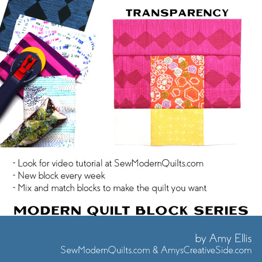 Transparency Quilt Block Pattern