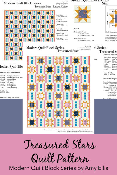 Treasured Stars PDF Quilt Pattern