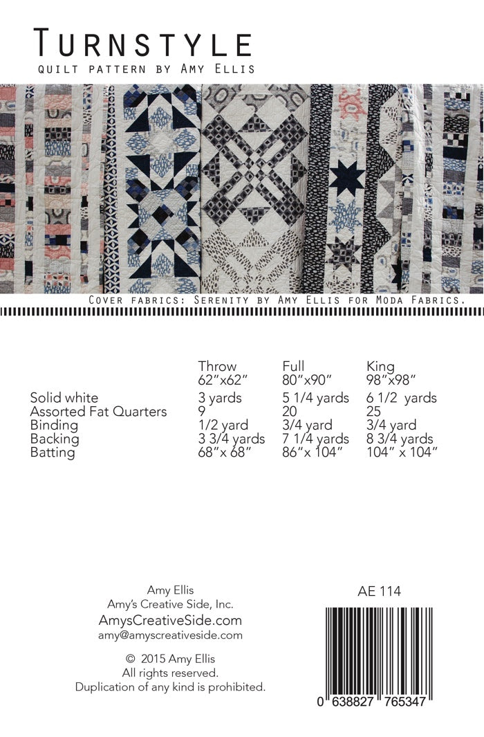 Turnstyle Quilt Pattern –– Wholesale