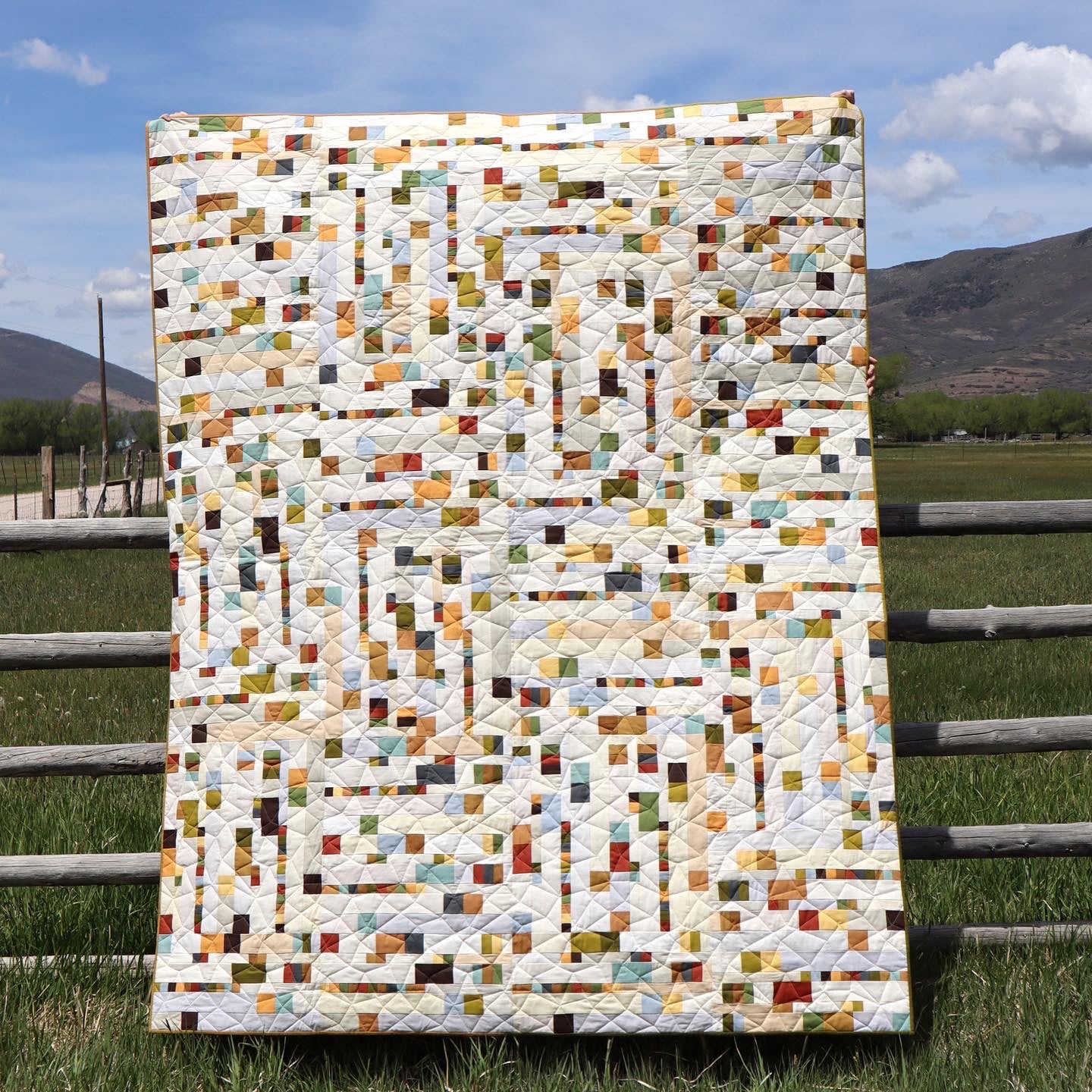 Rooftop Wonders quilt pattern by Amy Ellis – modern block design