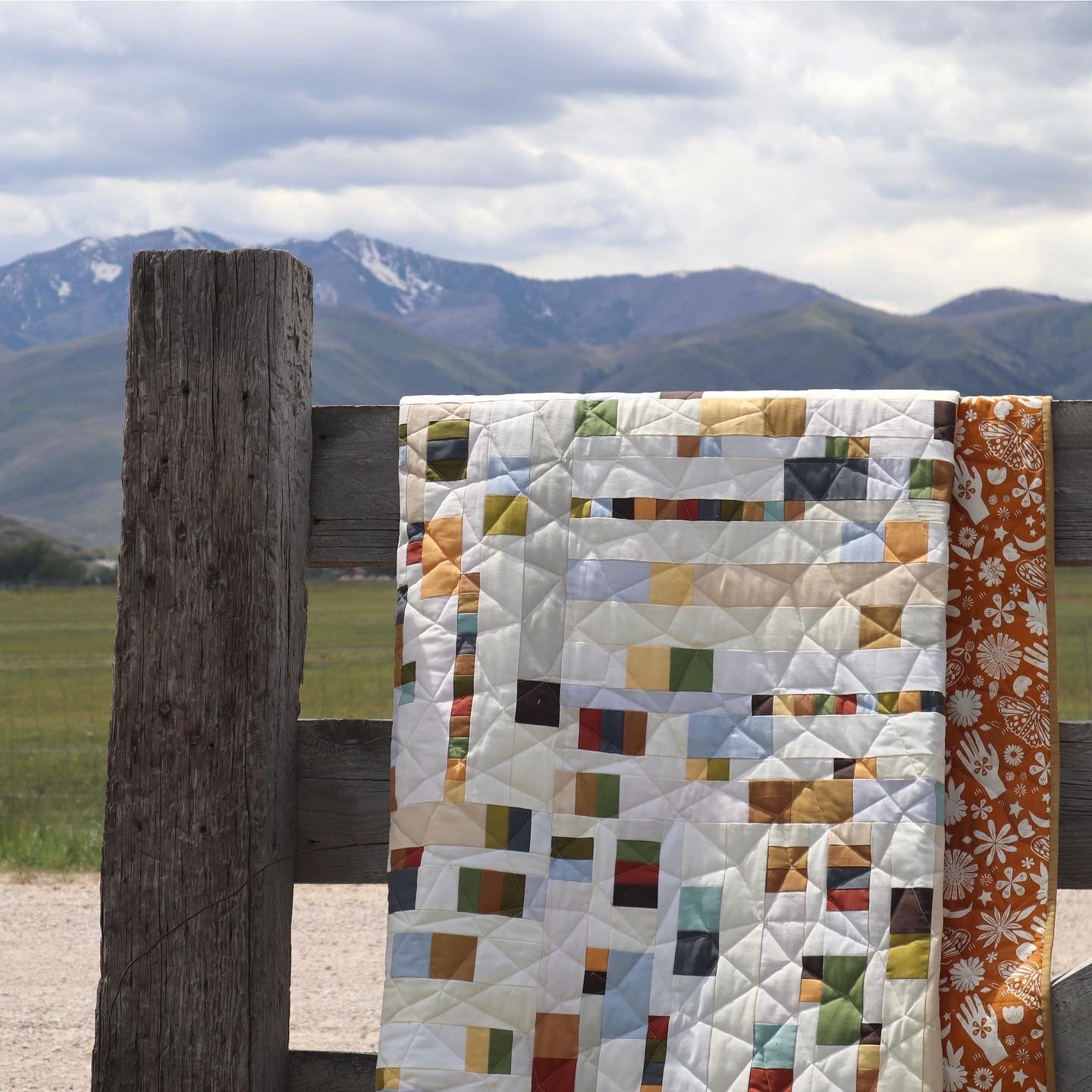 Rooftop Wonders quilt pattern by Amy Ellis – modern block design