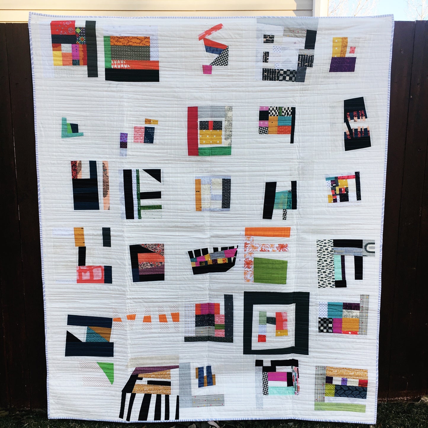 Improv Quilt {Handmade Quilt by Amy Ellis}