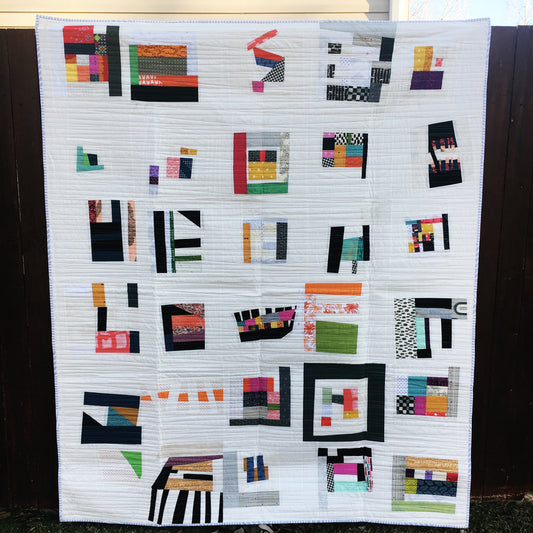 Improv Quilt {Handmade Quilt by Amy Ellis}