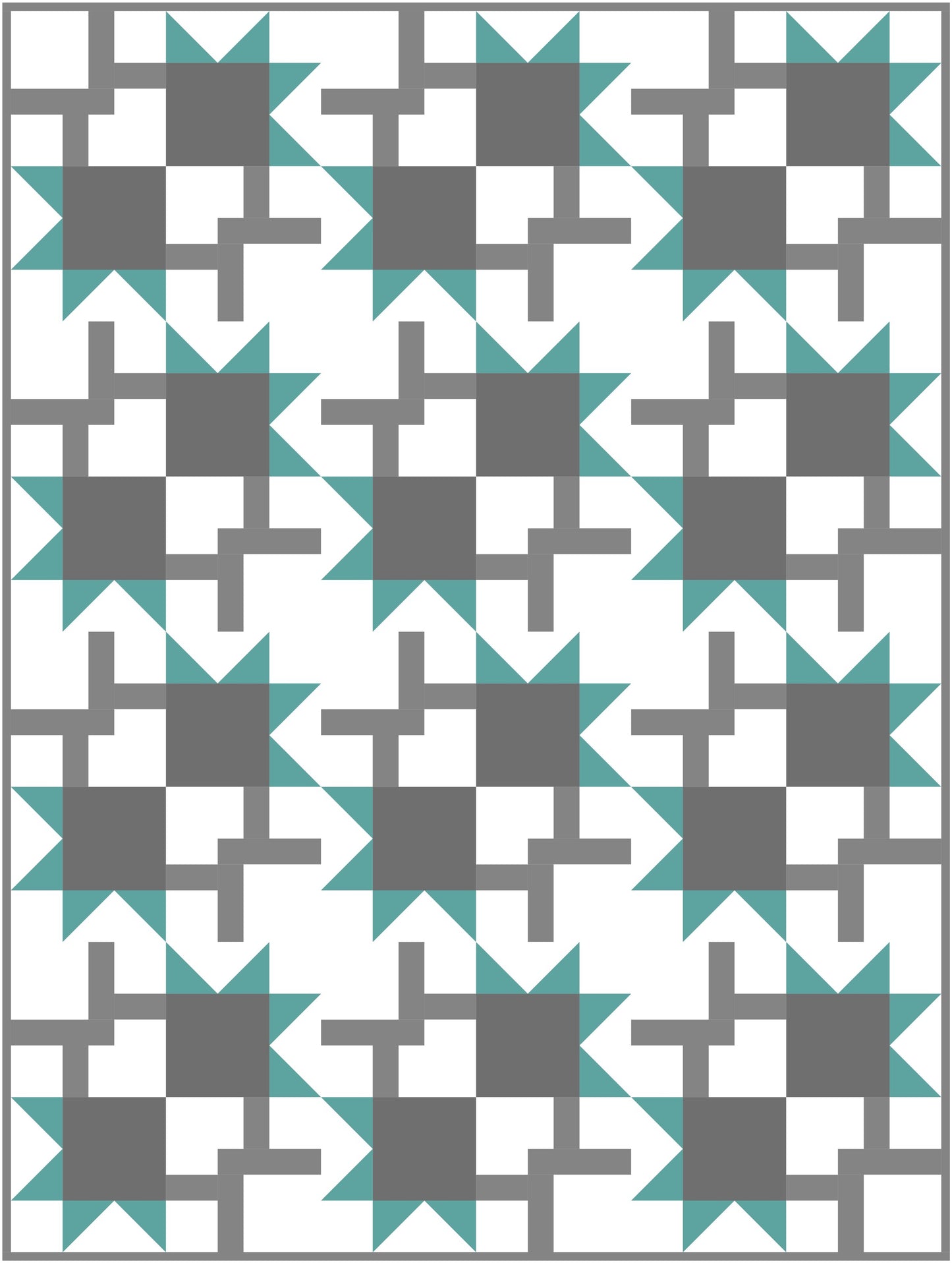 Cartwheel Quilt Block Pattern