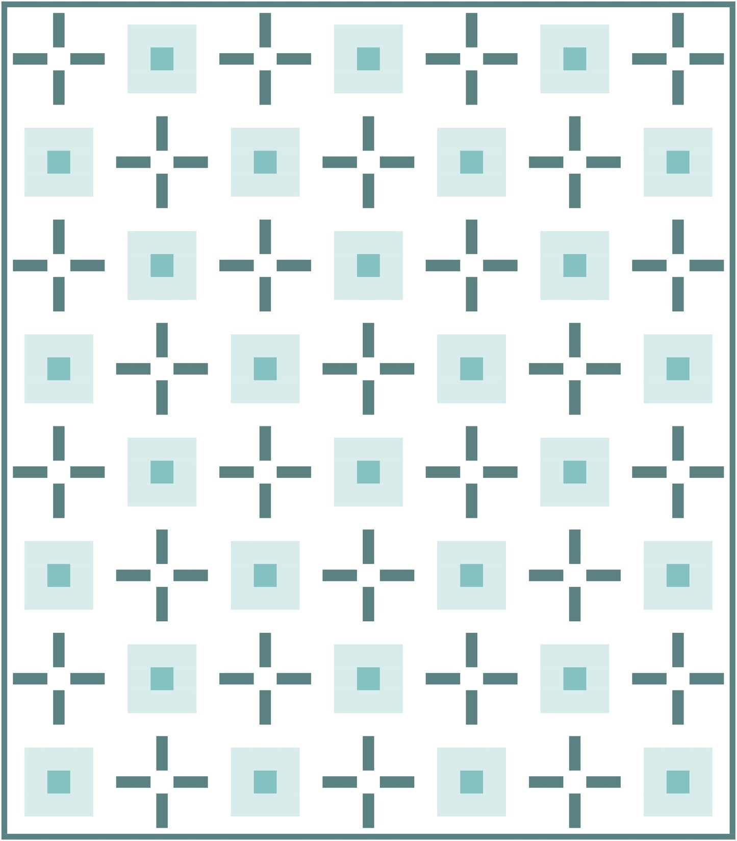 Centered Quilt Block Pattern