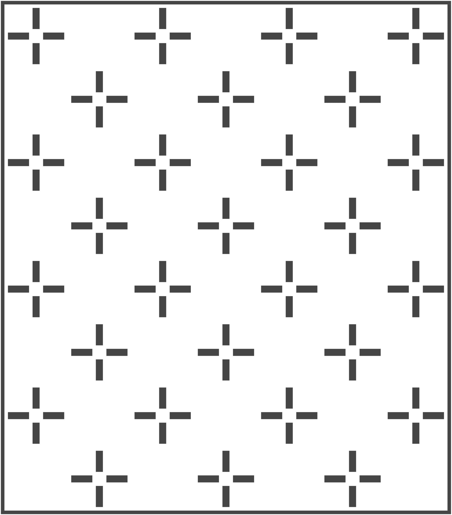 Centered Quilt Block Pattern