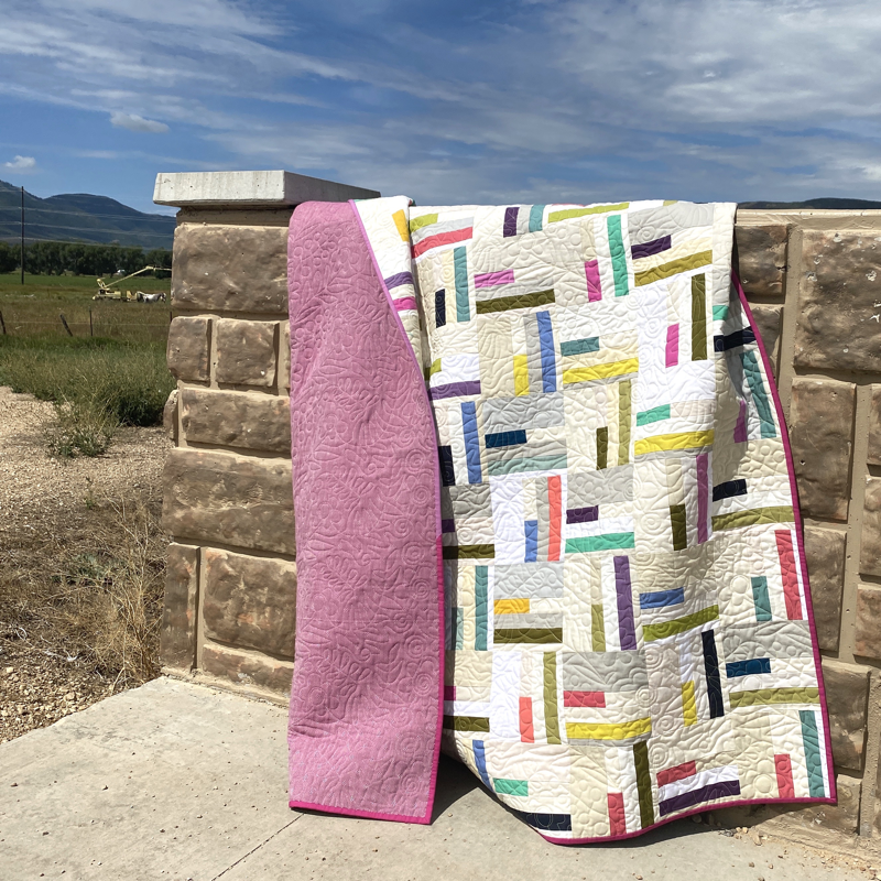 Dart in Solids {Handmade Quilt by Amy Ellis}