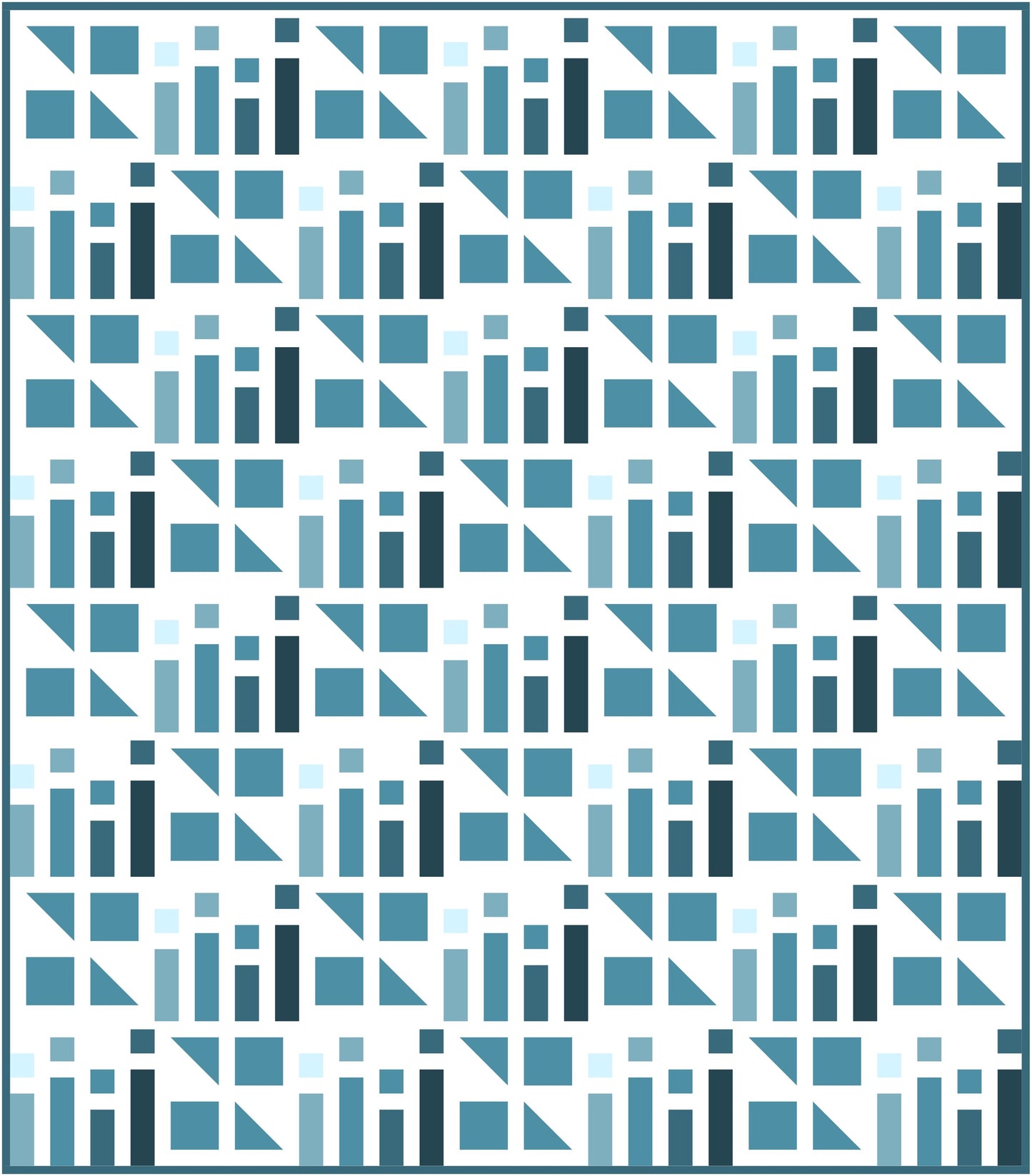 Data Quilt Block Pattern