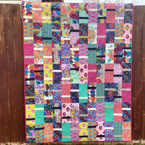 Dayhike in Bright Eyes {Handmade Quilt by Amy Ellis}