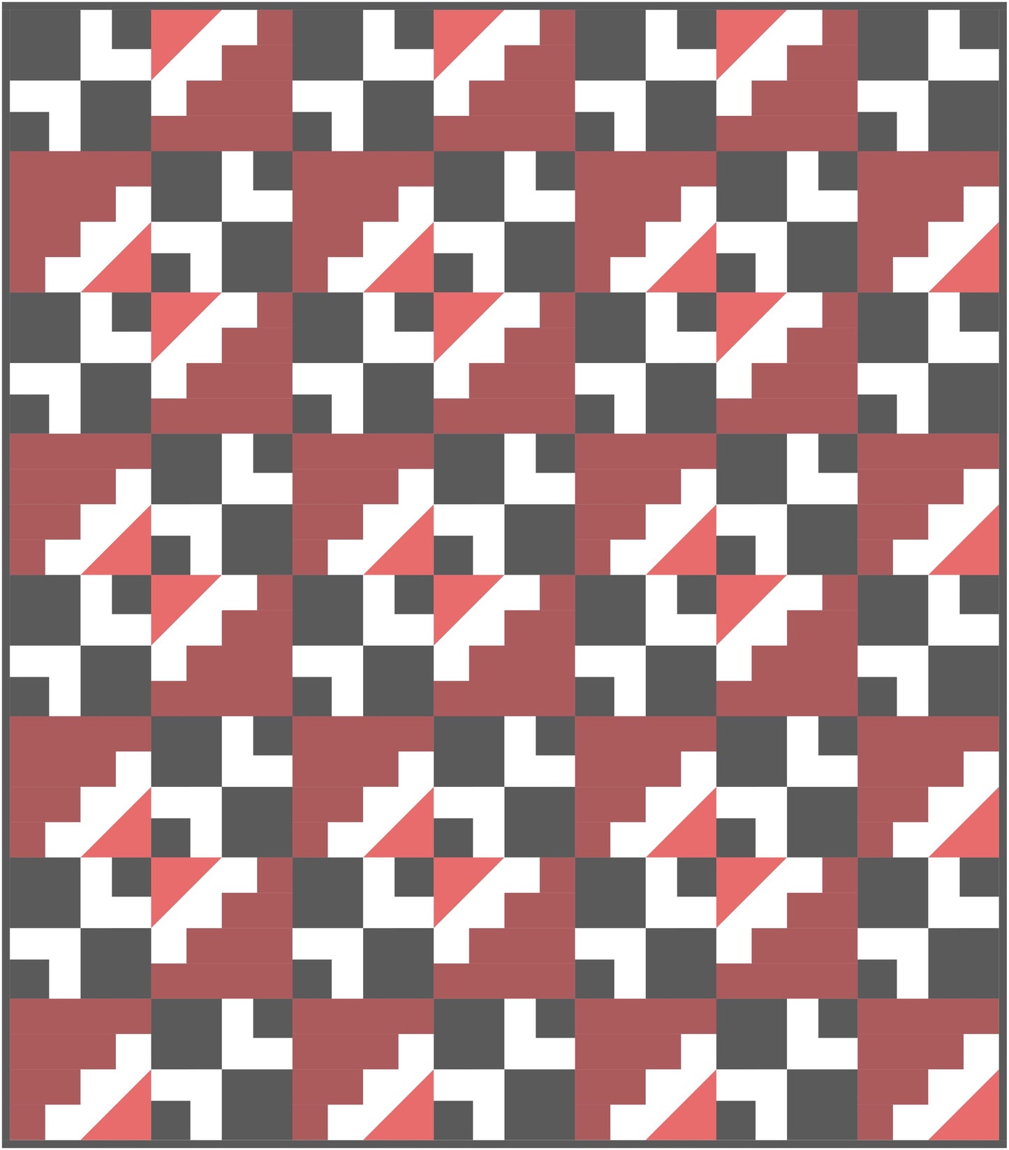 Four Corners Quilt Block Pattern