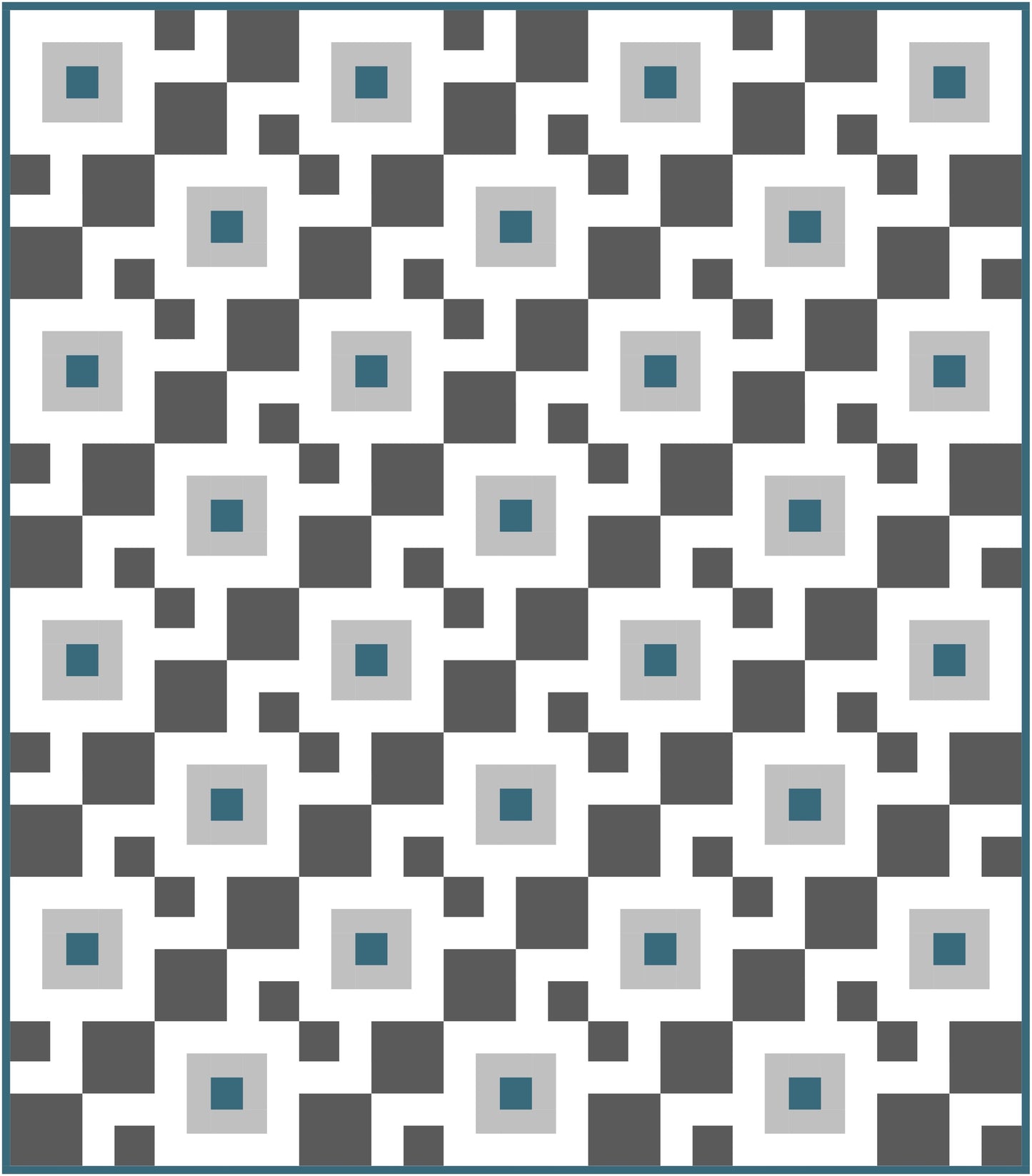 Four Corners Quilt Block Pattern