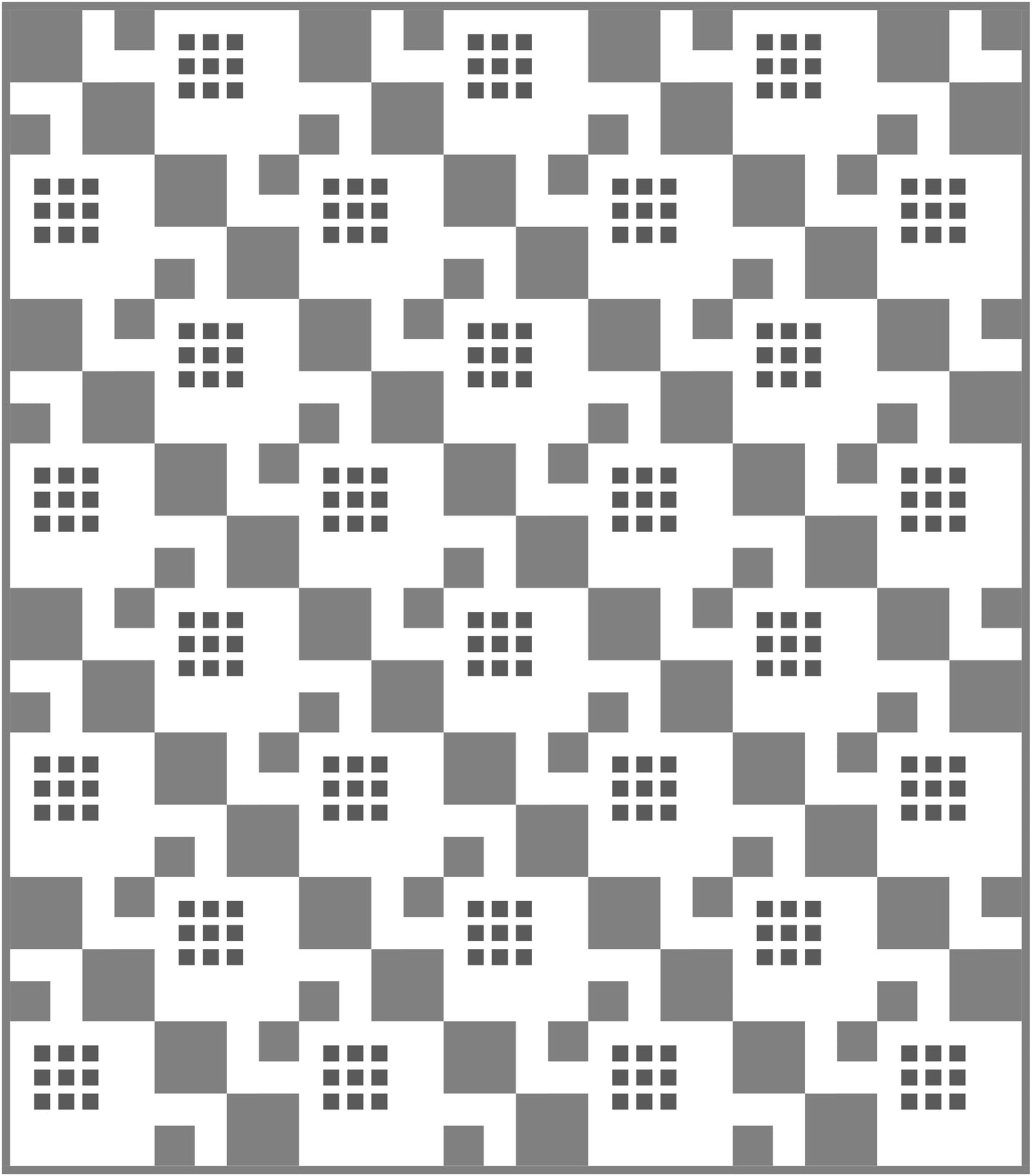 Four Corners Quilt Block Pattern