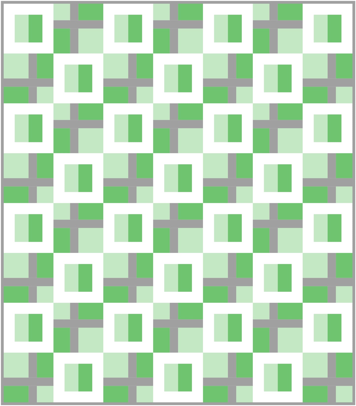 Fractured Quilt Block Pattern