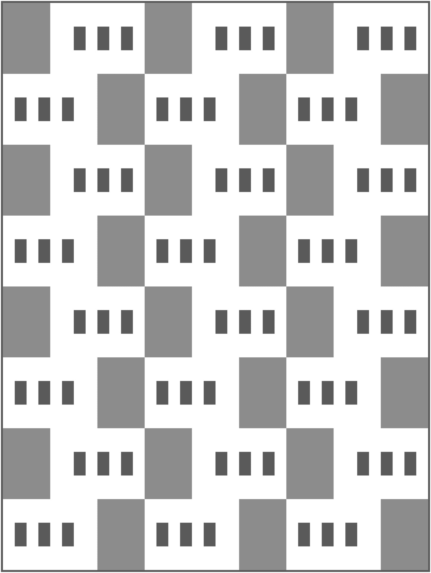 Half Full Quilt Block Pattern