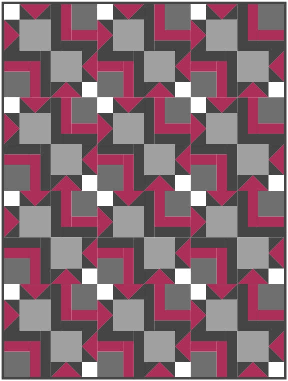 Key Cabin Quilt Block Pattern