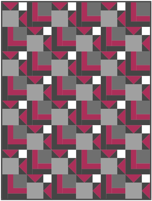 Key Cabin Quilt Block Pattern