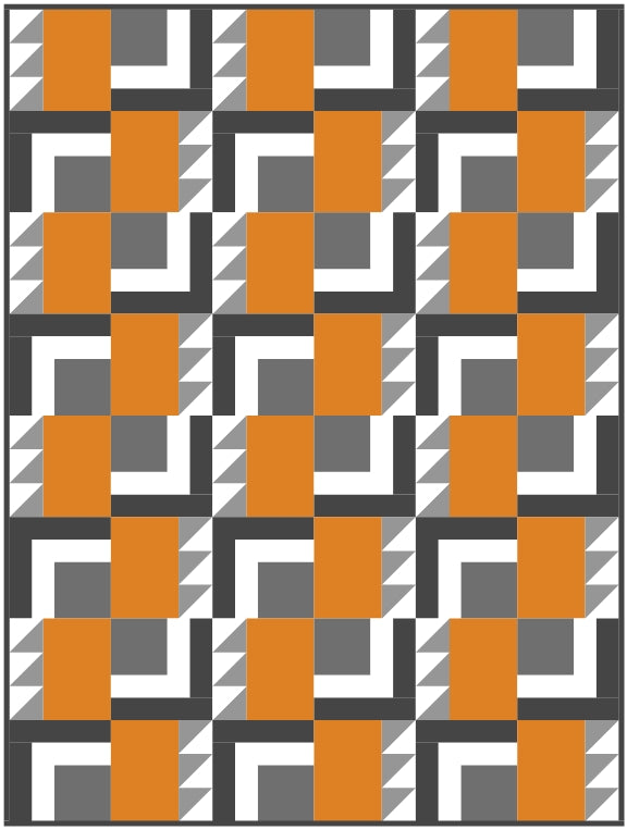 Key Cabin Quilt Block Pattern