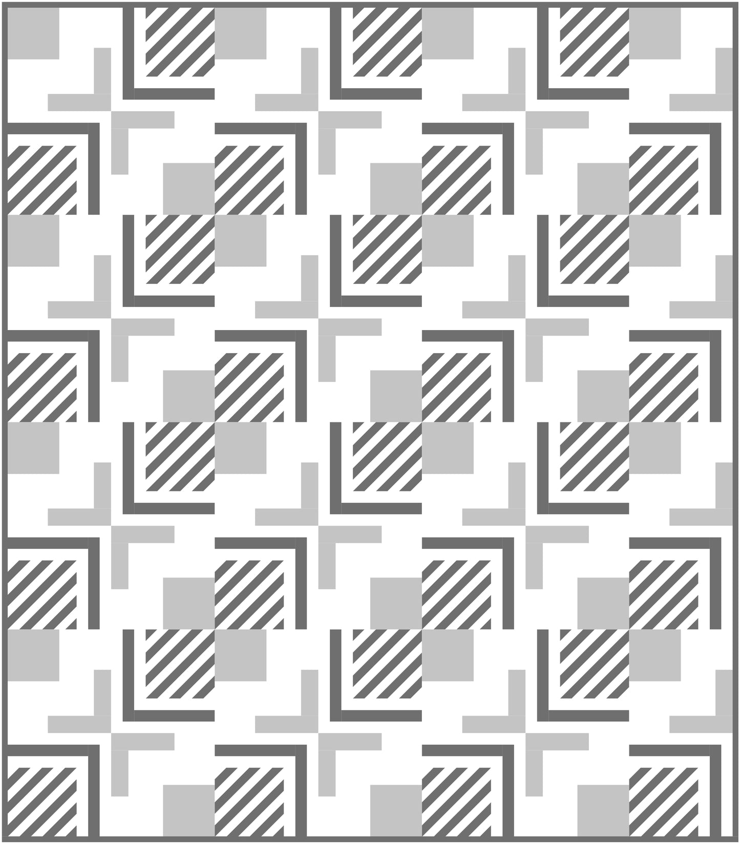 Links Quilt Block Pattern