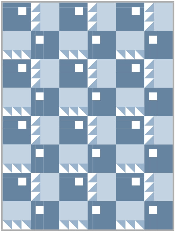 Lopsided Quilt Block Pattern