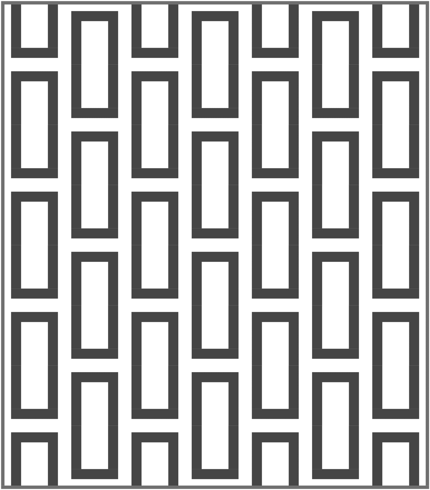 Magnetic Quilt Block Pattern