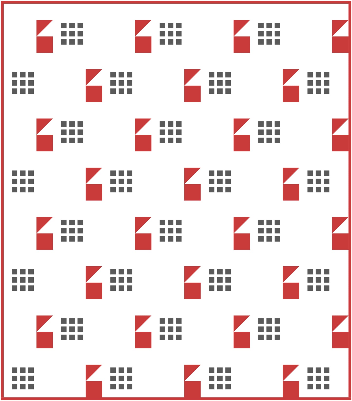 Open Wide Quilt Block Pattern