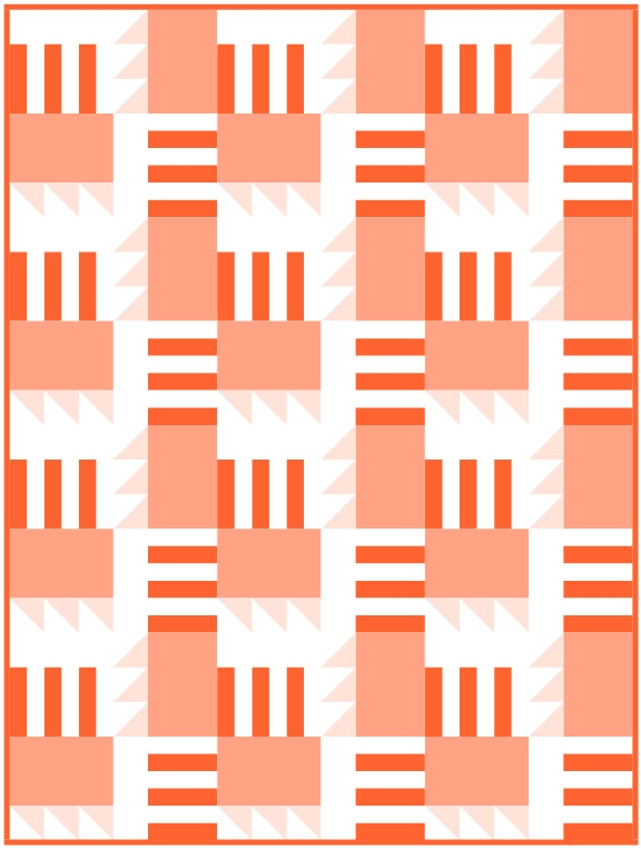 Piano Keys Quilt Block Pattern