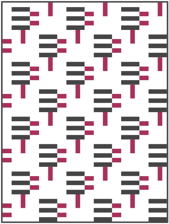 Piano Keys Quilt Block Pattern