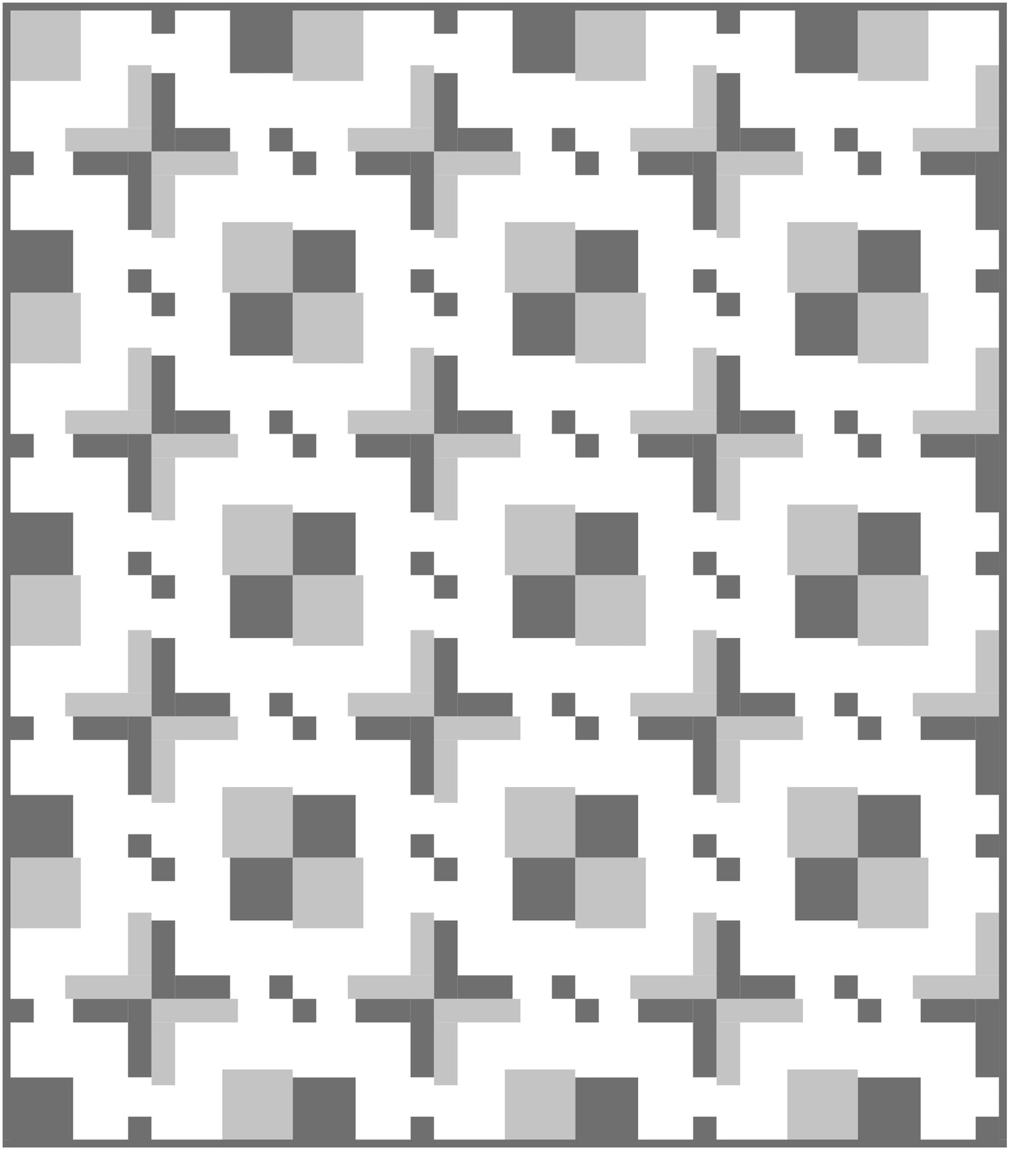 Plus Side Quilt Block Pattern