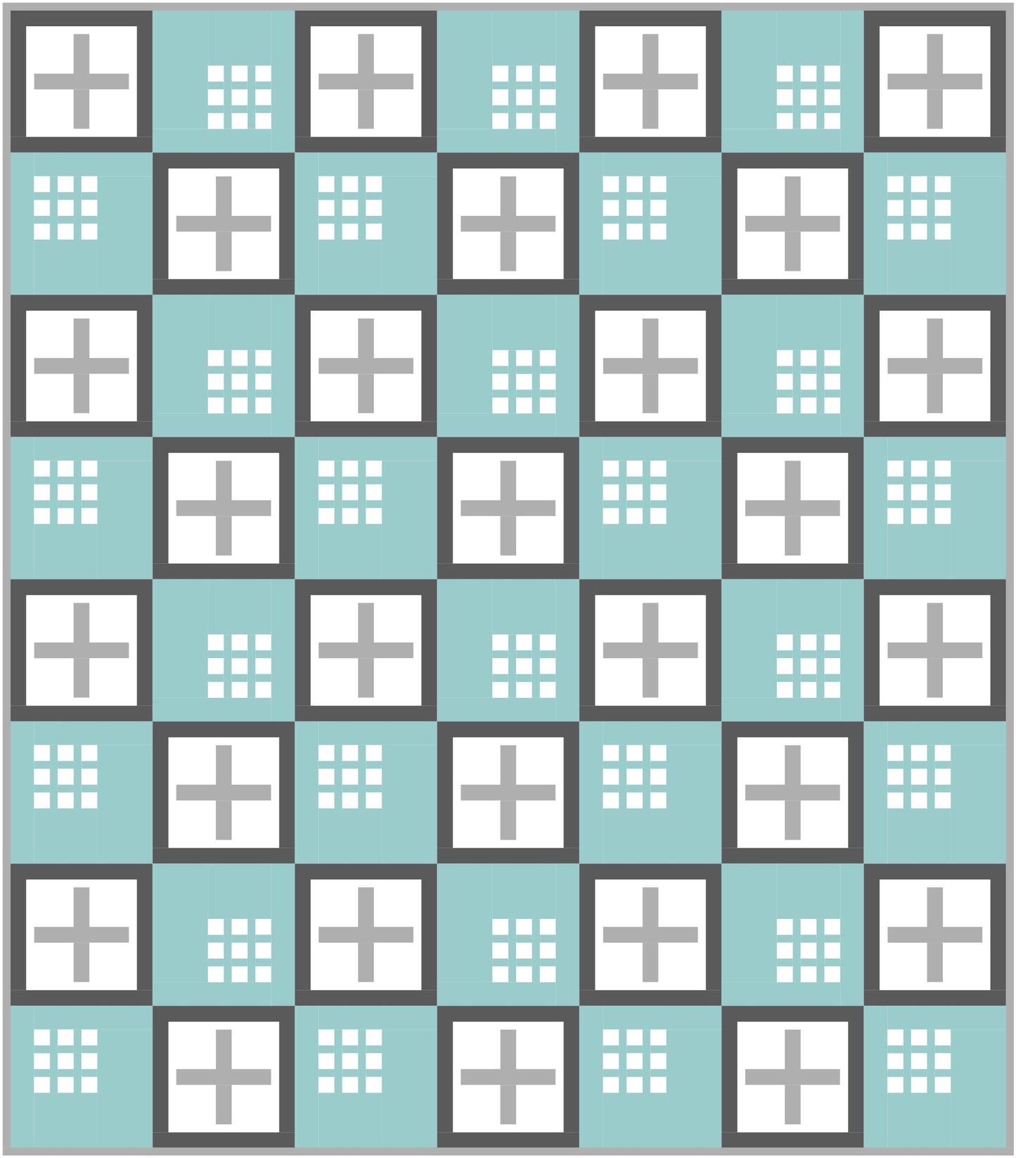 Positive Quilt Block Pattern