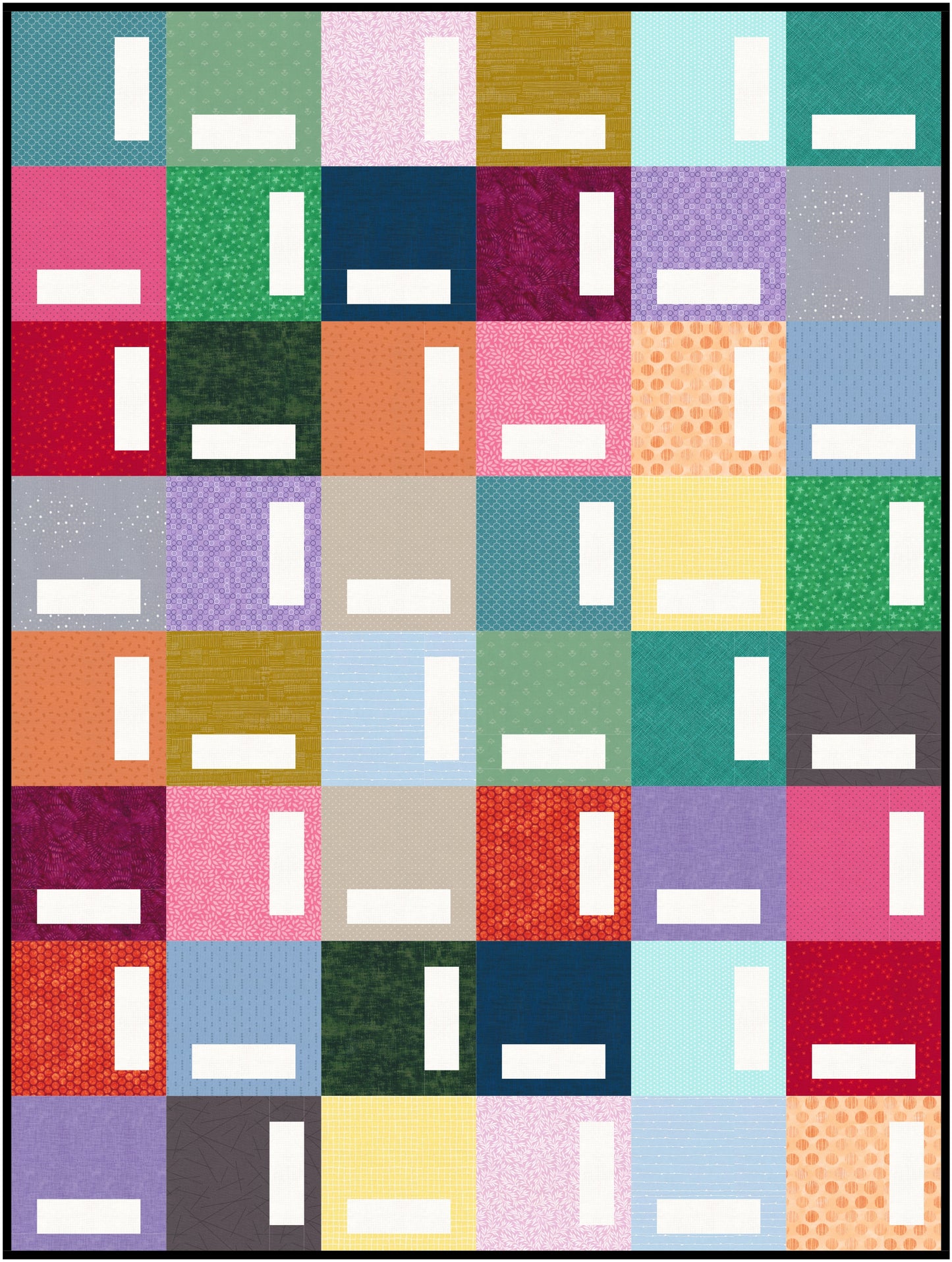 Privacy Window Quilt Block Pattern