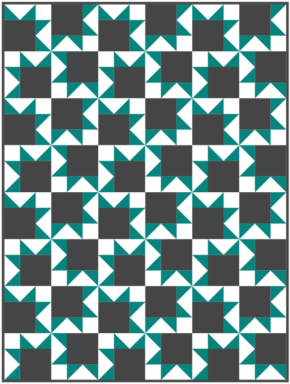 Star Zone Quilt Block Pattern