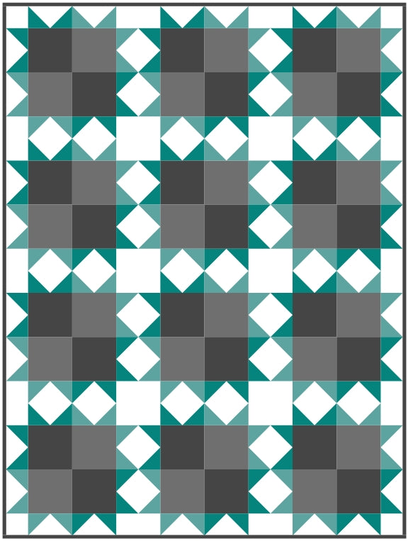 Star Zone Quilt Block Pattern