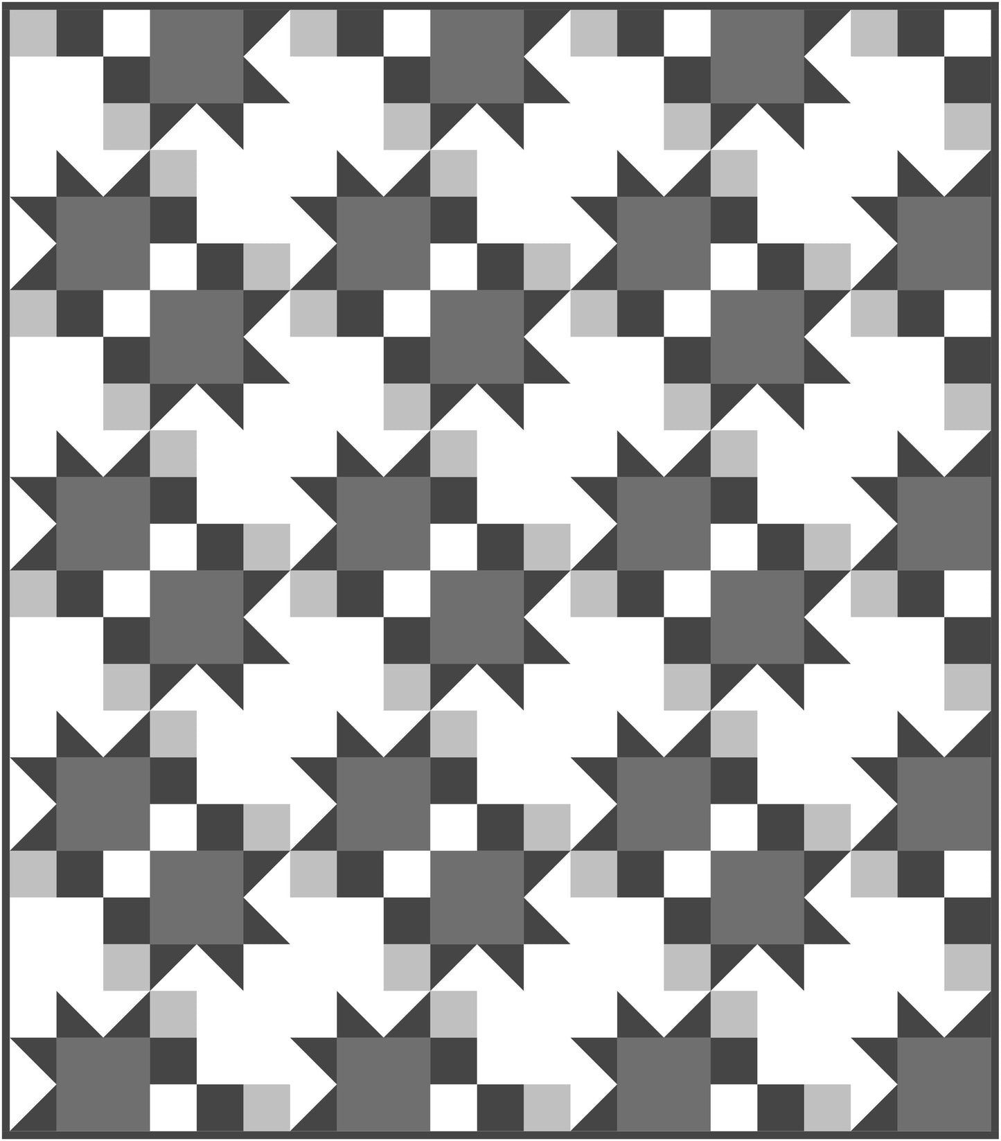 Rule of Thirds Quilt Block Pattern